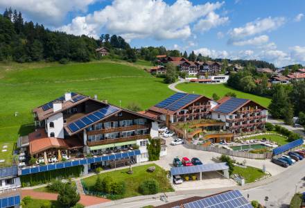 hotel eggensberger arial view